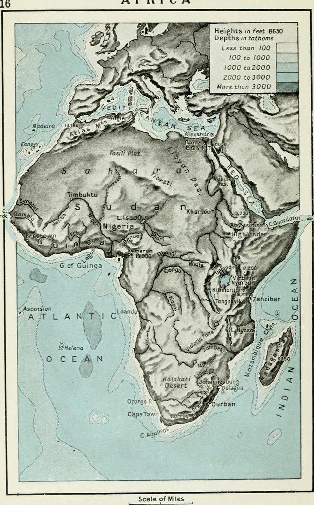 An illustration from Philips' pictorial pocket atlas and gazetteer, 1900, leaf 27