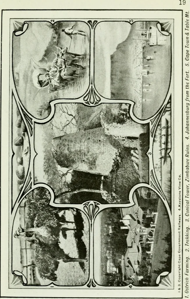 An illustration from Philips' pictorial pocket atlas and gazetteer, 1900, leaf 30