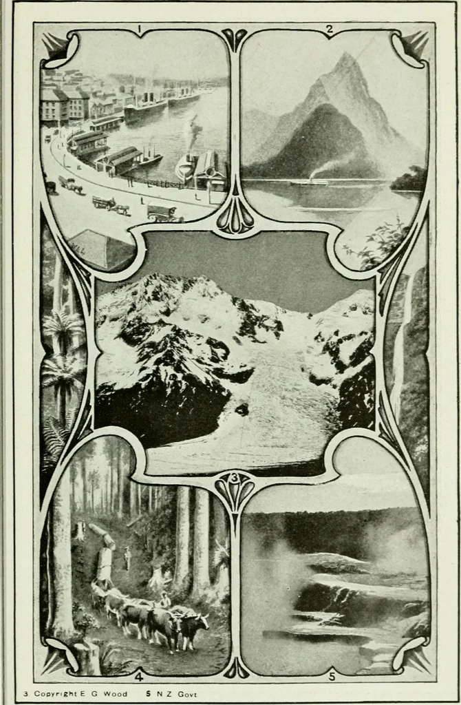 An illustration from Philips' pictorial pocket atlas and gazetteer, 1900, leaf 42