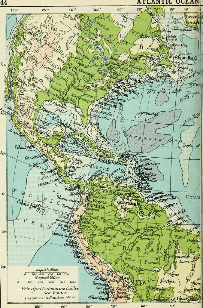 An illustration from Philips' pictorial pocket atlas and gazetteer, 1900, leaf 55