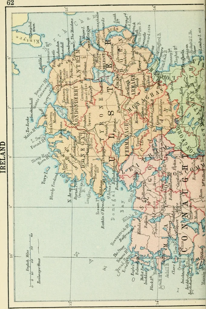 An illustration from Philips' pictorial pocket atlas and gazetteer, 1900, leaf 73