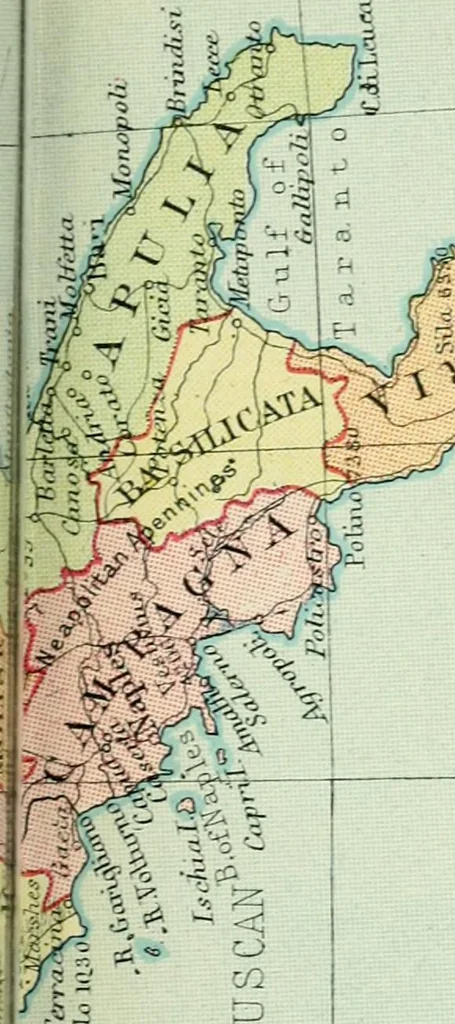 An illustration from Philips' pictorial pocket atlas and gazetteer, 1900, leaf 88