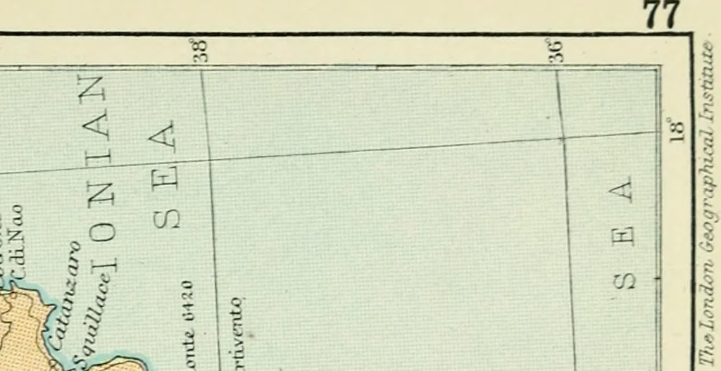 An illustration from Philips' pictorial pocket atlas and gazetteer, 1900, leaf 88