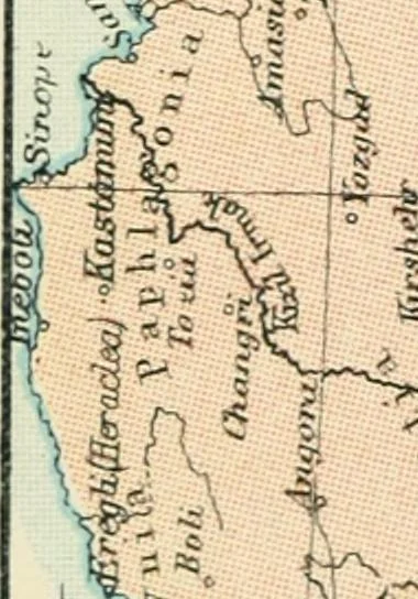 An illustration from Philips' pictorial pocket atlas and gazetteer, 1900, leaf 95