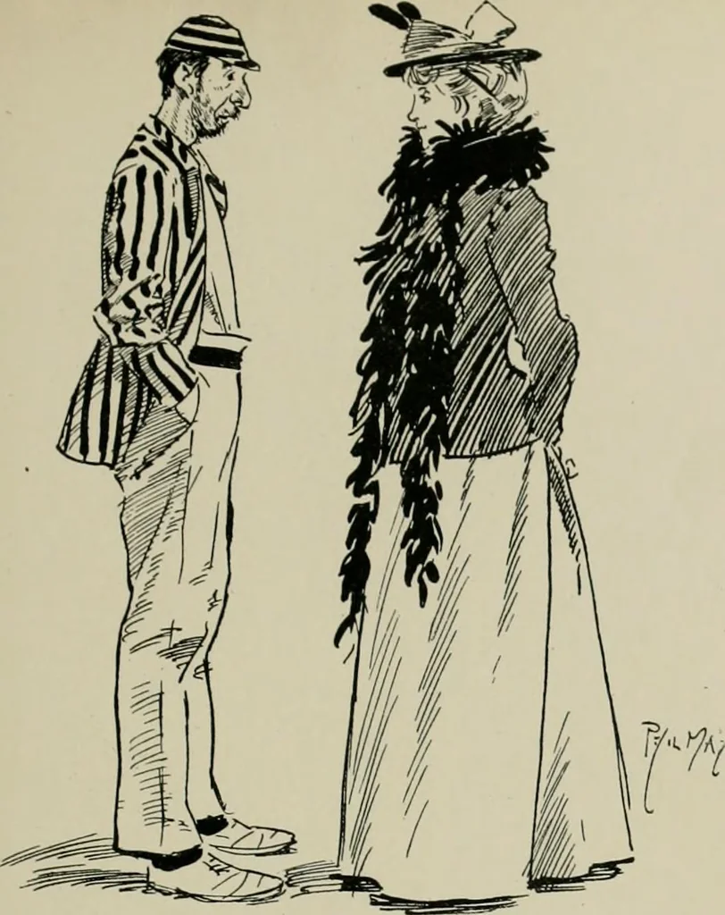 An illustration from The Phil May album, 1900, leaf 100
