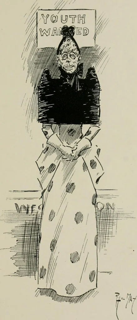 An illustration from The Phil May album, 1900, leaf 102