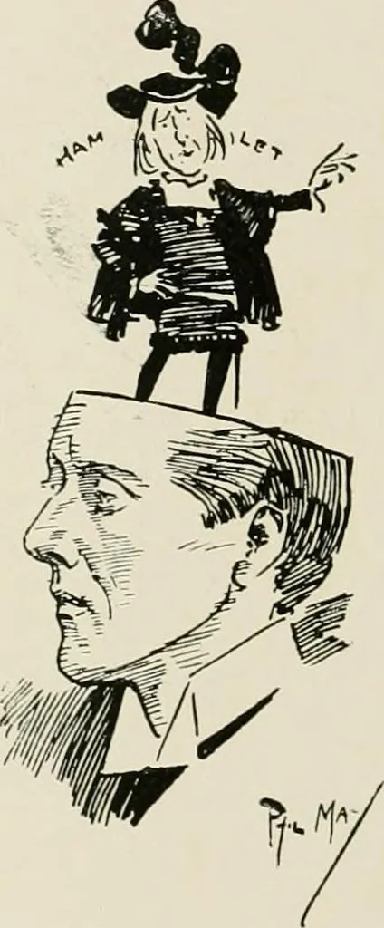 An illustration from The Phil May album, 1900, leaf 105