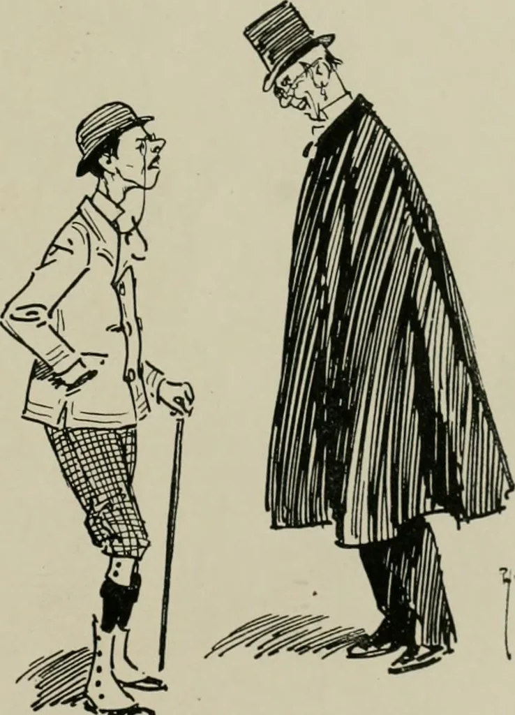 An illustration from The Phil May album, 1900, leaf 108