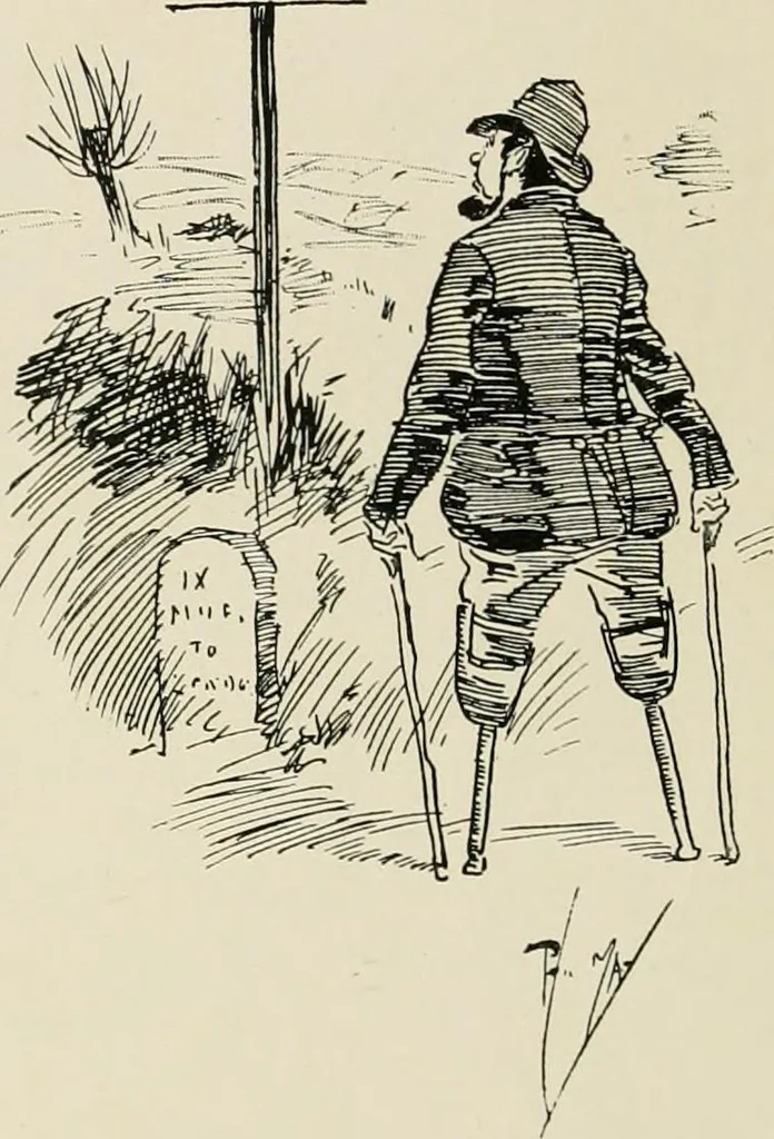 An illustration from The Phil May album, 1900, leaf 115
