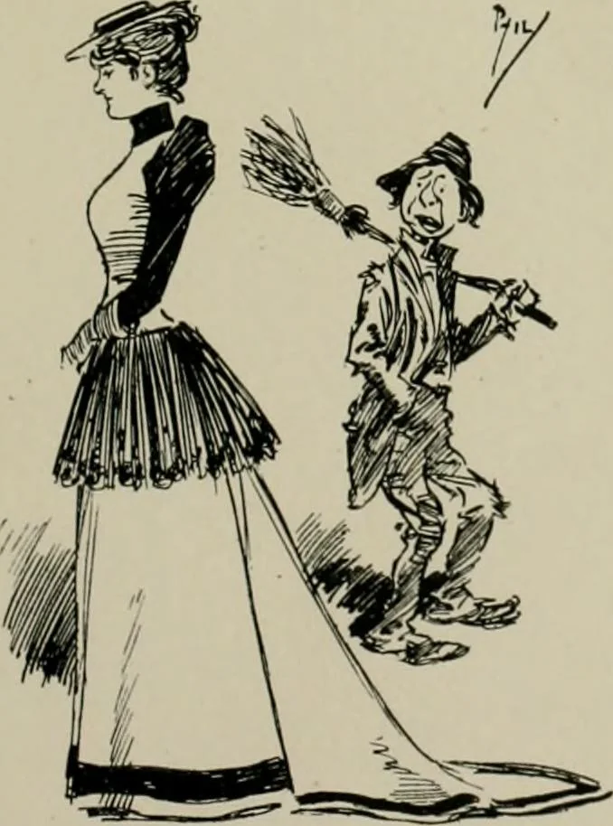 An illustration from The Phil May album, 1900, leaf 116