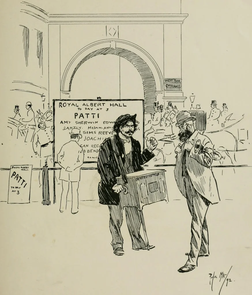 An illustration from The Phil May album, 1900, leaf 22