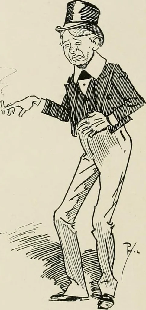 An illustration from The Phil May album, 1900, leaf 25