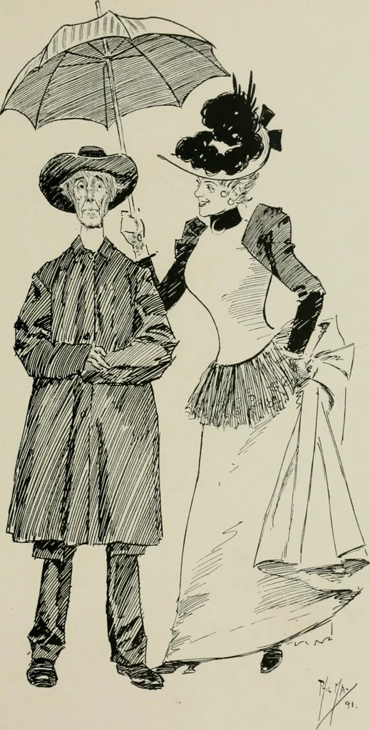 An illustration from The Phil May album, 1900, leaf 26