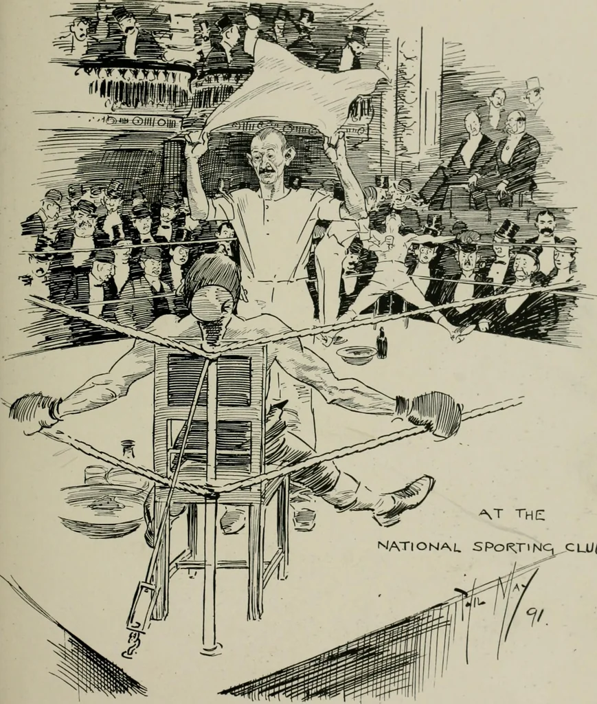 An illustration from The Phil May album, 1900, leaf 30