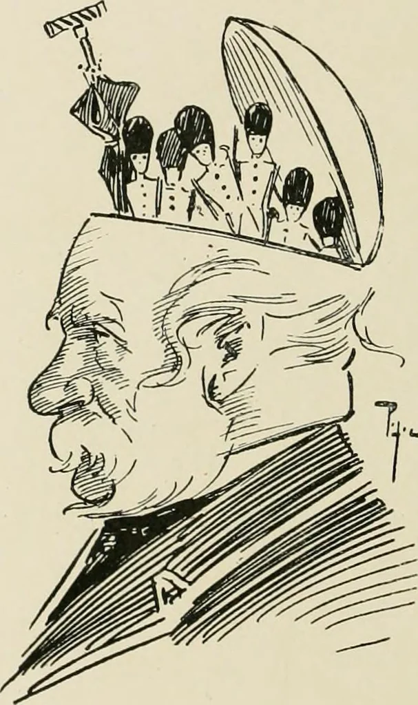 An illustration from The Phil May album, 1900, leaf 31