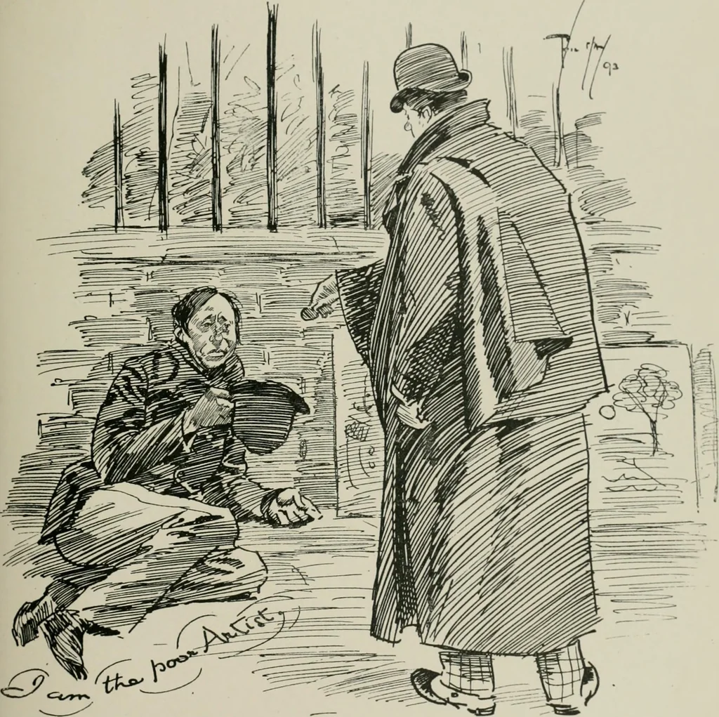 An illustration from The Phil May album, 1900, leaf 44