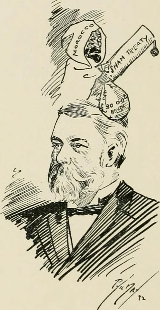 An illustration from The Phil May album, 1900, leaf 45