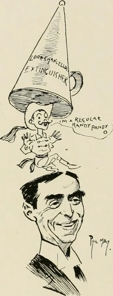 An illustration from The Phil May album, 1900, leaf 49