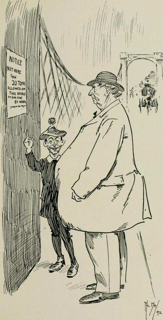 An illustration from The Phil May album, 1900, leaf 52