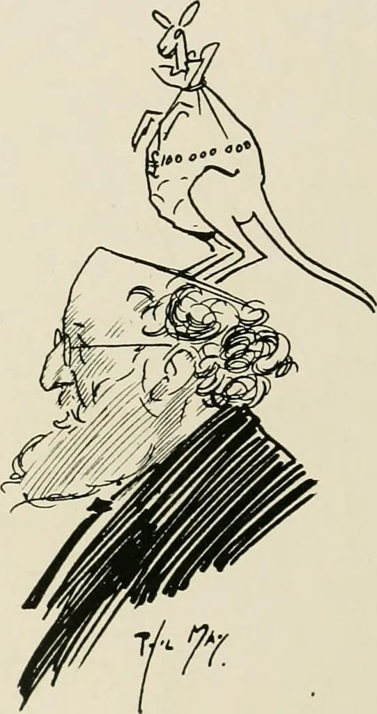 An illustration from The Phil May album, 1900, leaf 53