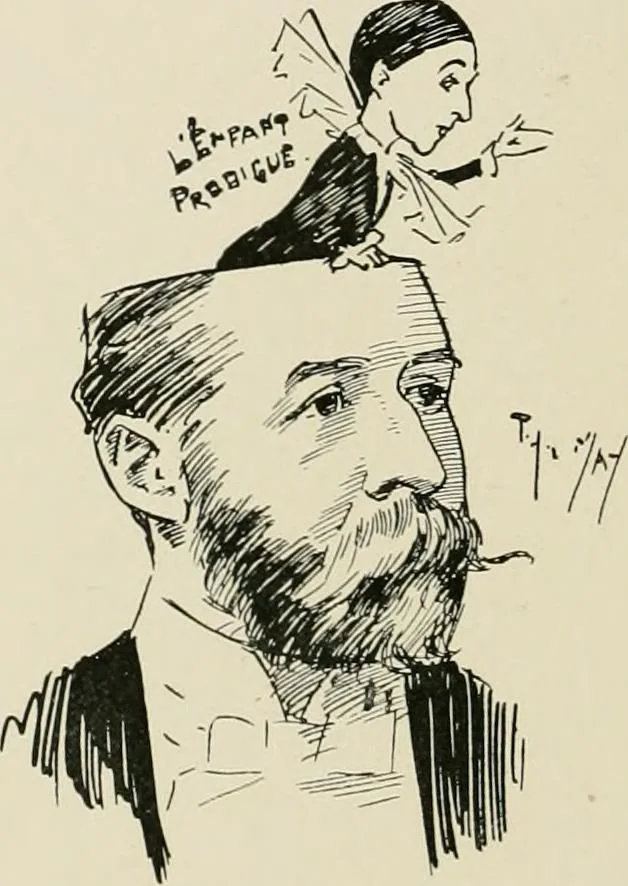 An illustration from The Phil May album, 1900, leaf 55