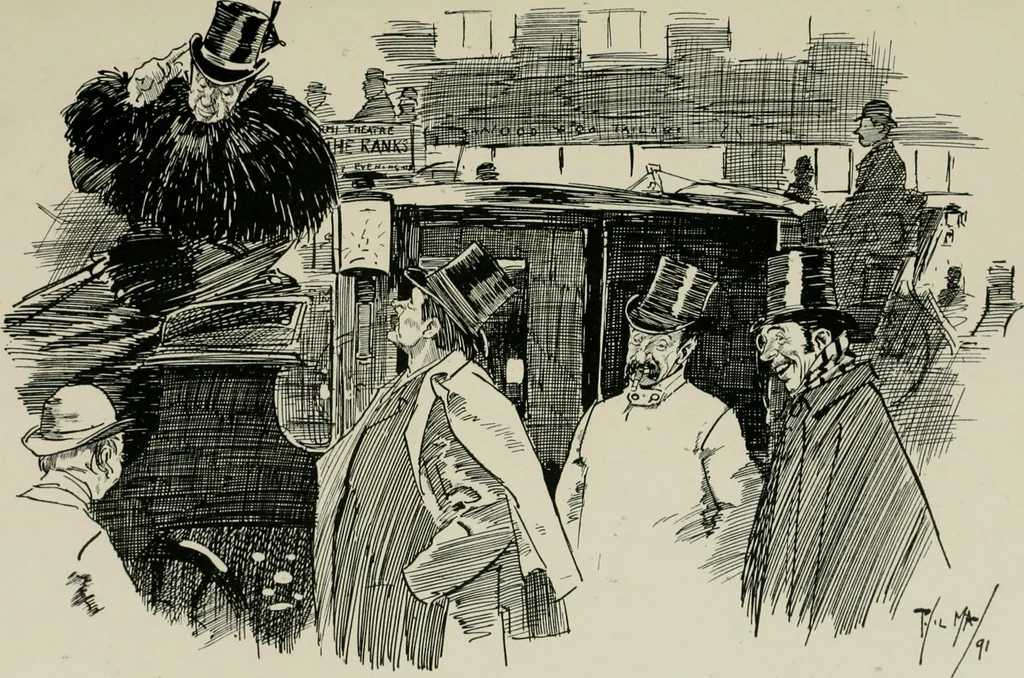 An illustration from The Phil May album, 1900, leaf 66