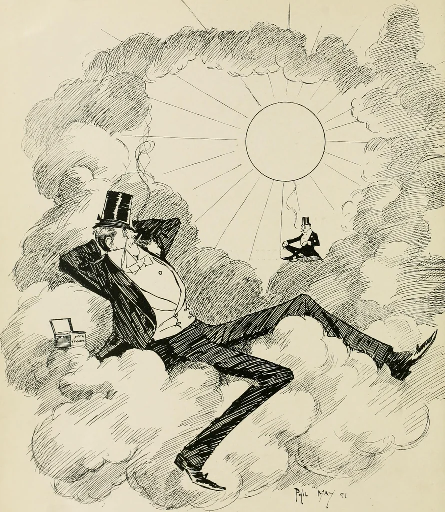 An illustration from The Phil May album, 1900, leaf 7