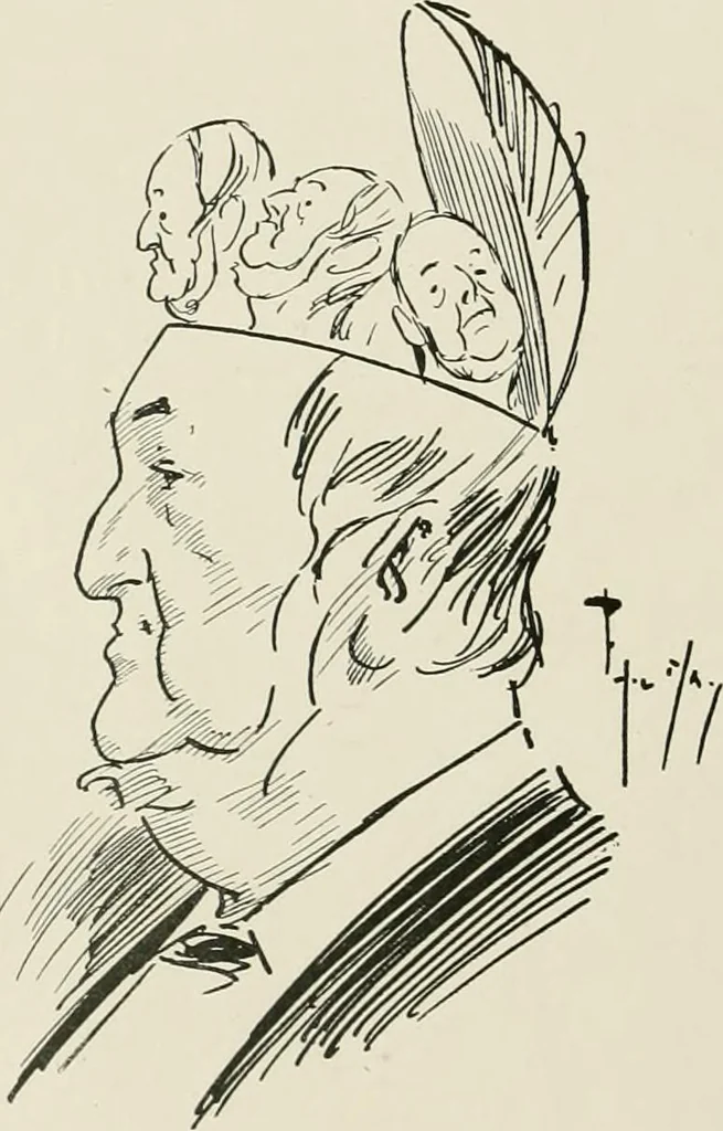 An illustration from The Phil May album, 1900, leaf 73