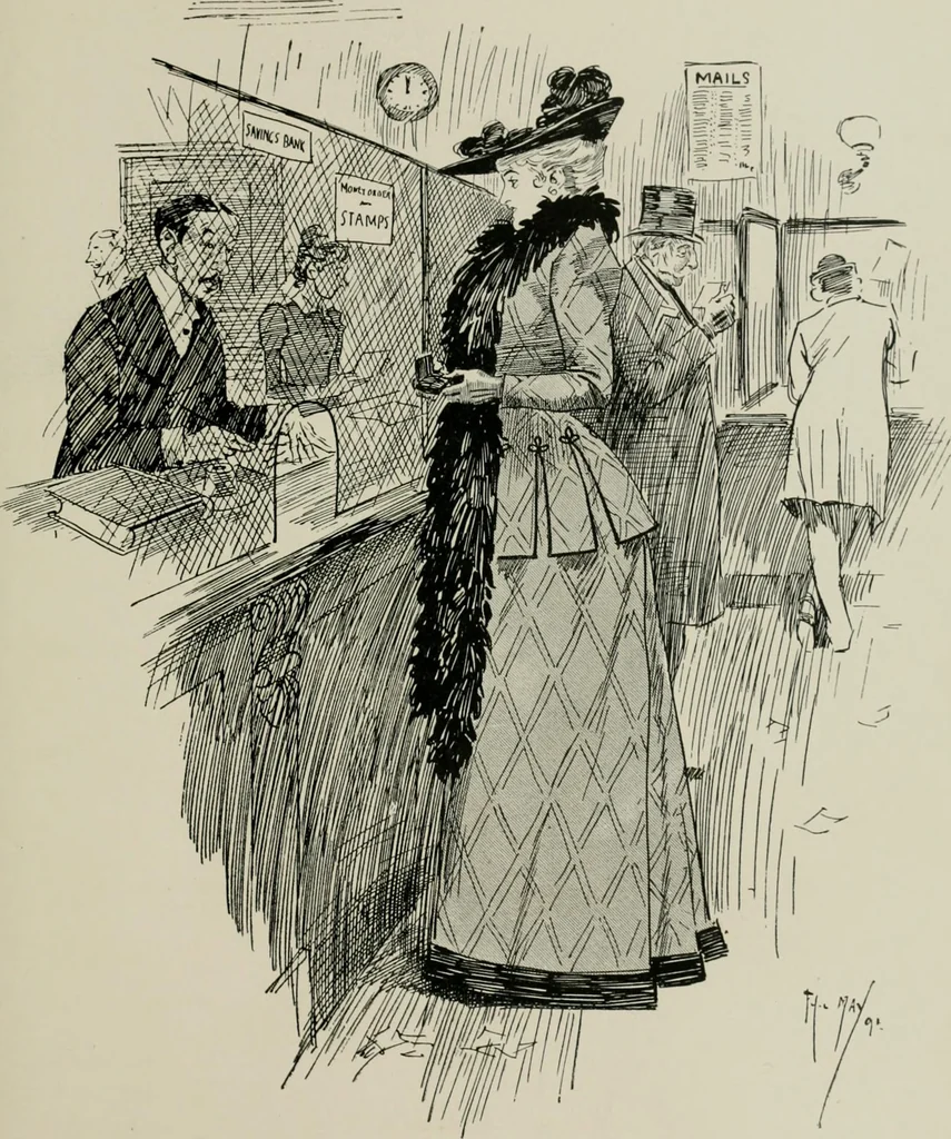 An illustration from The Phil May album, 1900, leaf 78
