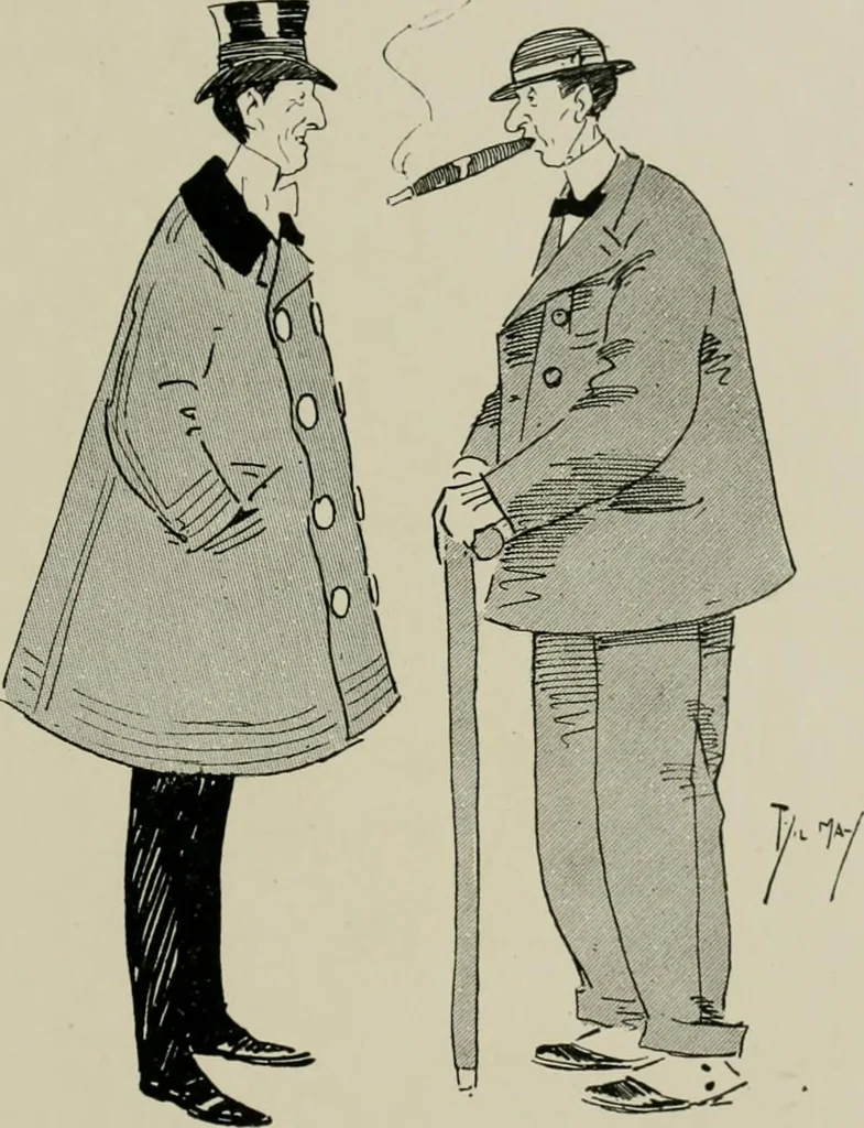 An illustration from The Phil May album, 1900, leaf 80