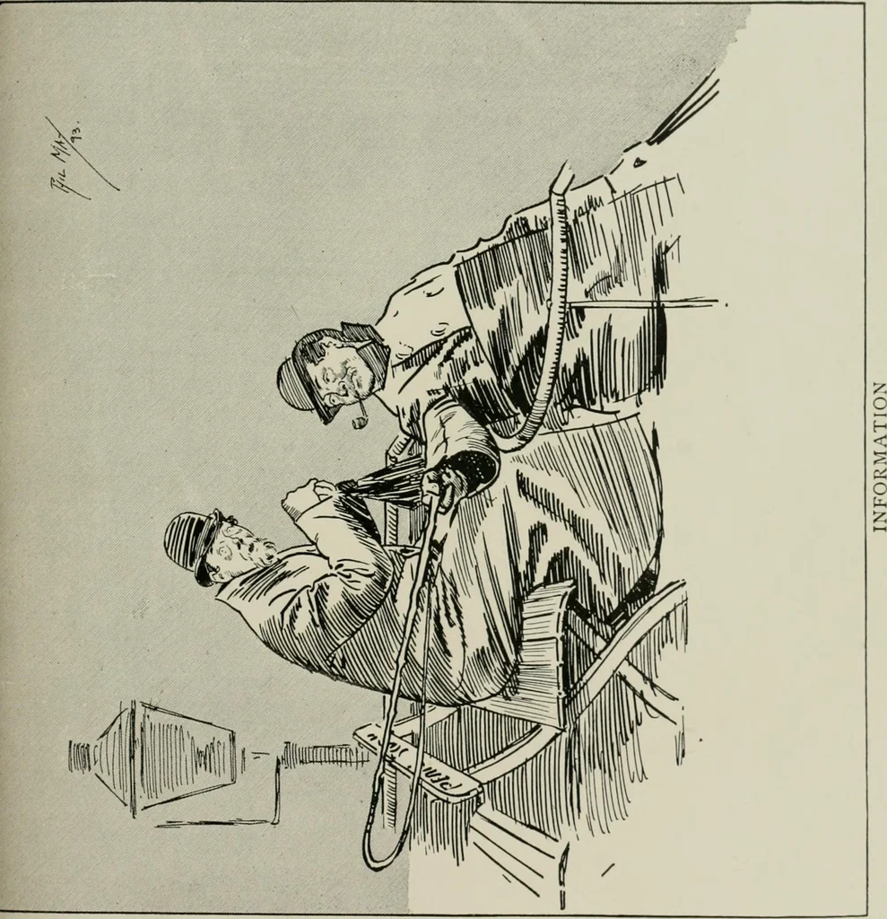 An illustration from The Phil May album, 1900, leaf 82