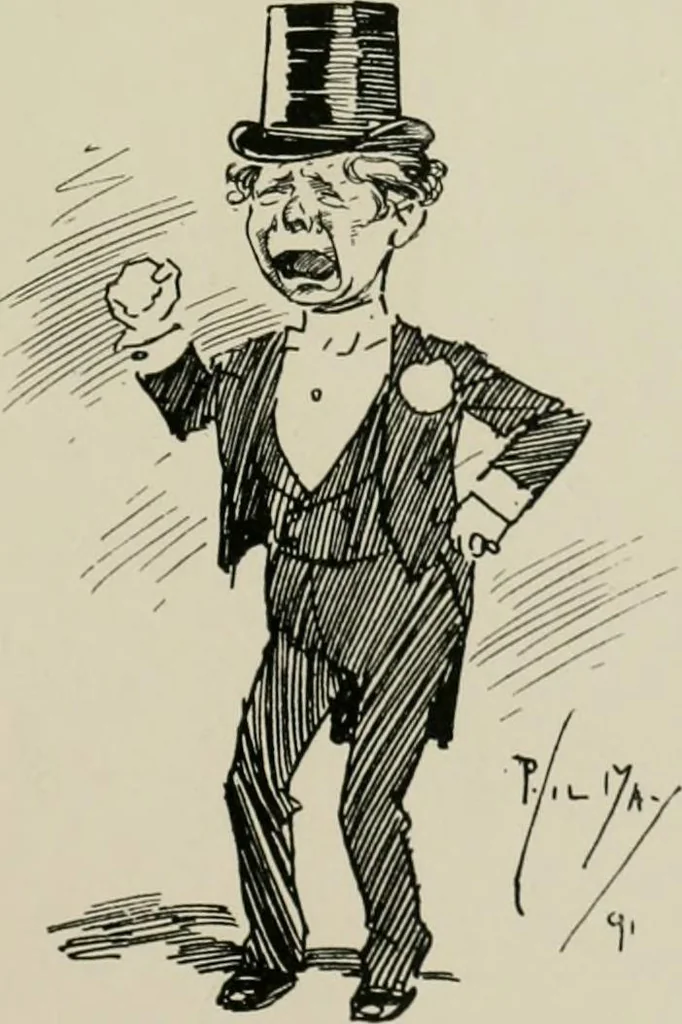 An illustration from The Phil May album, 1900, leaf 84