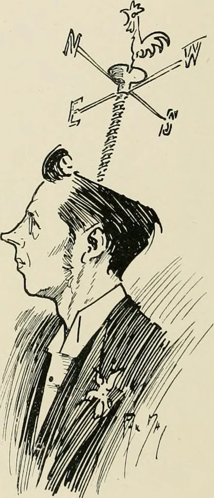 An illustration from The Phil May album, 1900, leaf 91