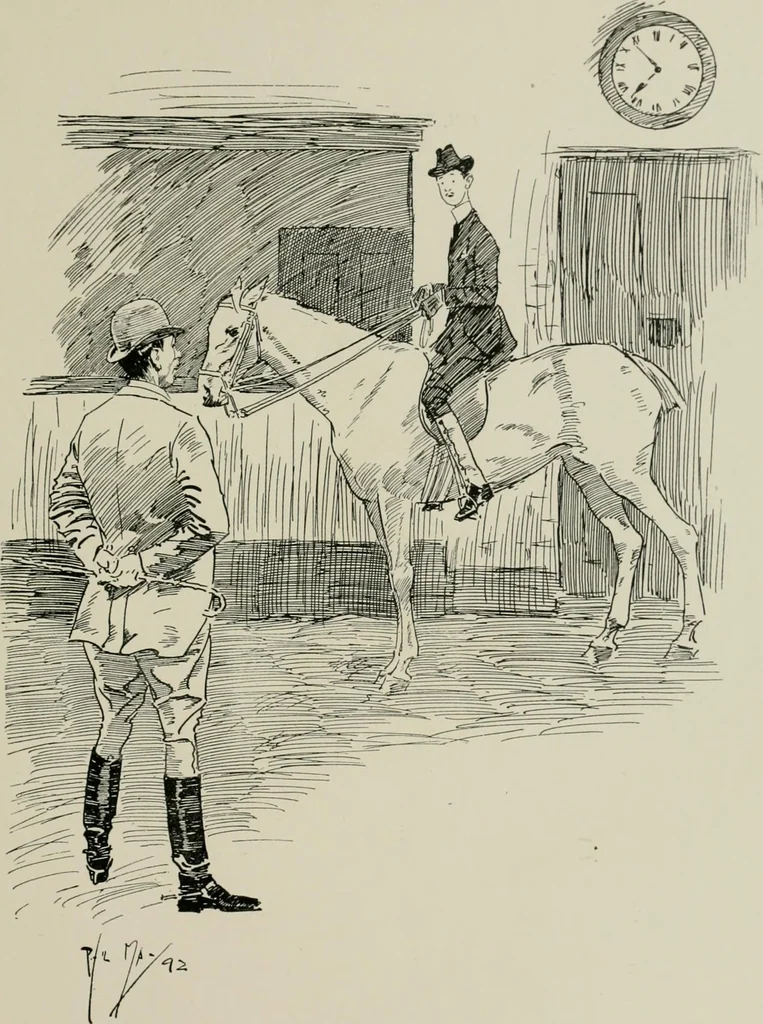 An illustration from The Phil May album, 1900, leaf 94
