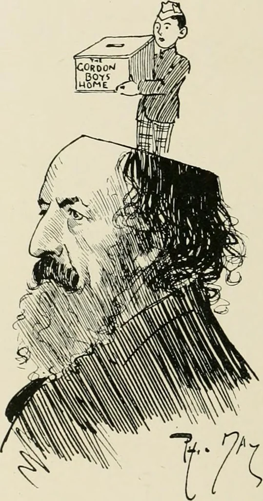 An illustration from The Phil May album, 1900, leaf 95