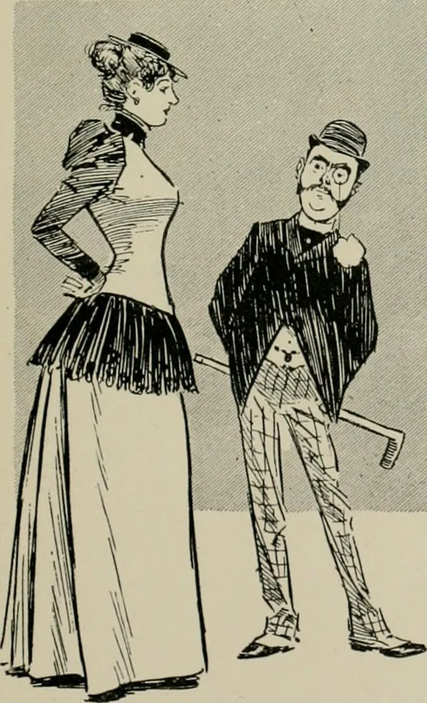 An illustration from The Phil May album, 1900, leaf 96