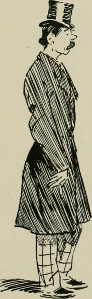 An illustration from The Phil May album, 1900, leaf 96