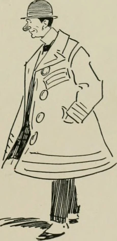 An illustration from The Phil May album, 1900, leaf 96