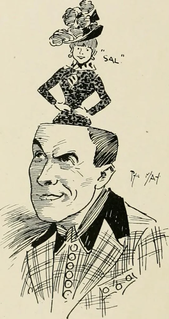 An illustration from The Phil May album, 1900, leaf 99