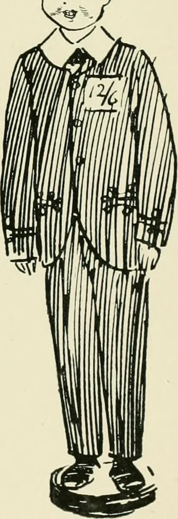 An illustration from Phil May's ABC; fifty-two original designs forming two humorous alphabets from A to Z, 1897, leaf 50