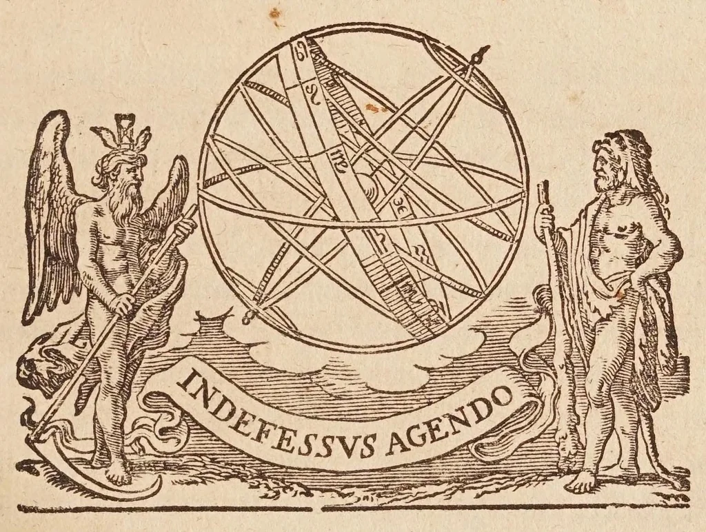 An illustration from Philolai, sive, Dissertationis de vero systemate mvndi, libri IV, 1639, leaf 3