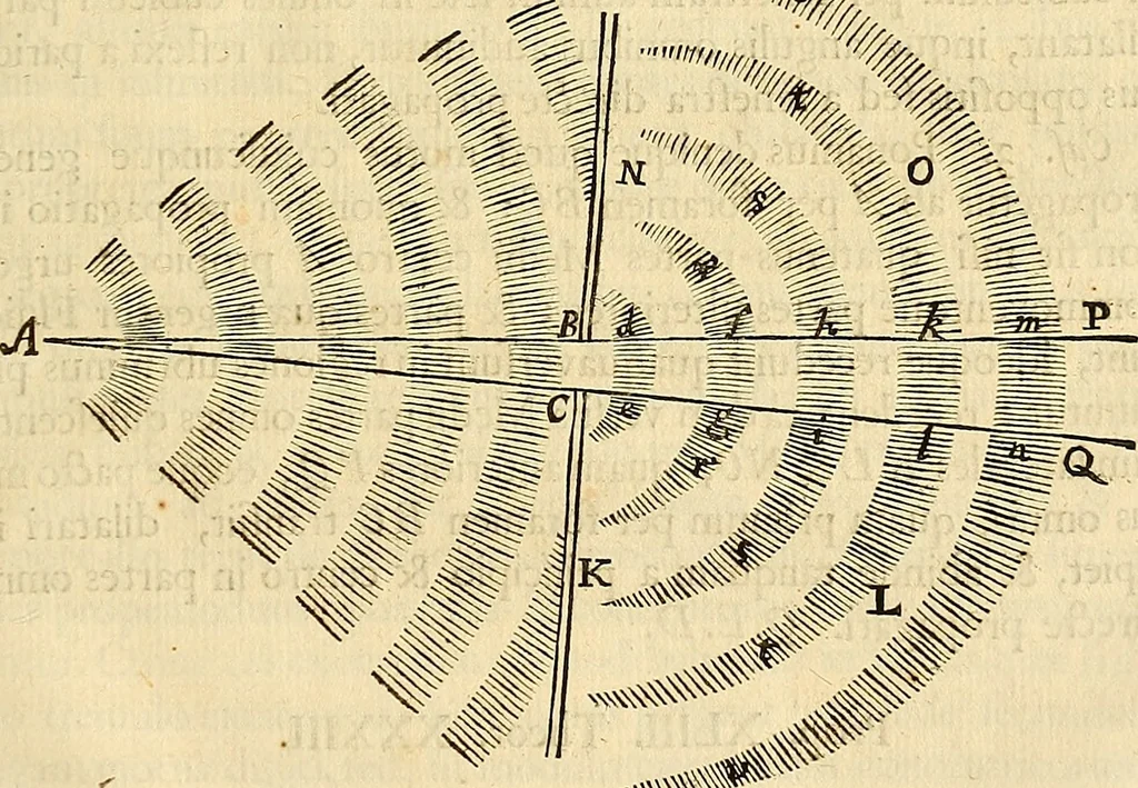 An illustration from Philosophiae naturalis principia mathematica, 1687, leaf 370
