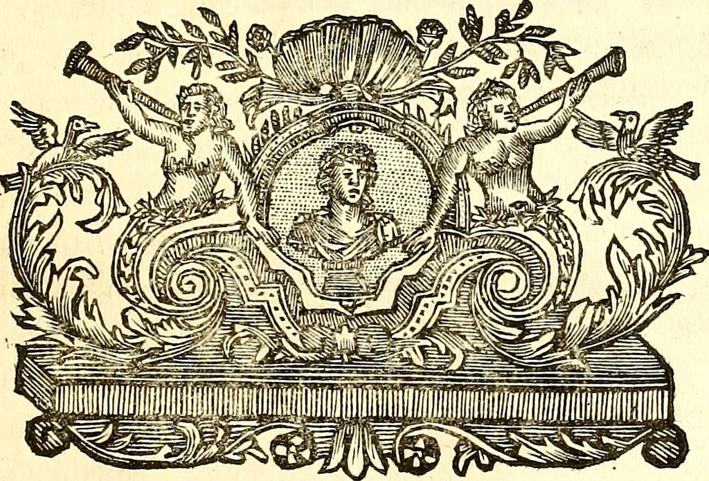 An illustration from Philosophiae naturalis principia mathematica, 1723, leaf 528