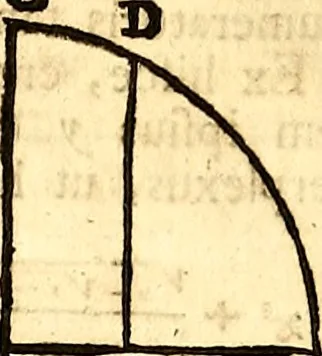 An illustration from Philosophiae naturalis principia mathematica, 1723, leaf 546