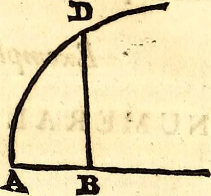 An illustration from Philosophiae naturalis principia mathematica, 1723, leaf 546