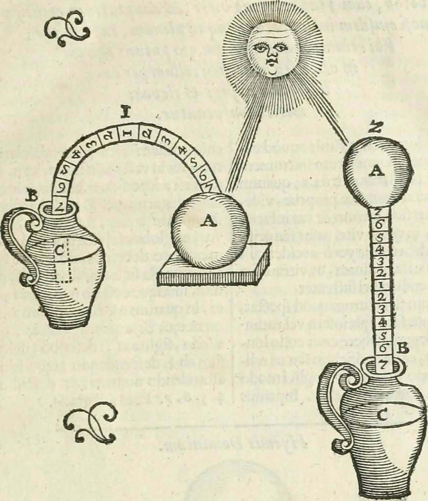 An illustration from Philosophia Moysaica : in qua sapientia & scientia creationis & creaturarum sacra veréque Christiana (vt pote cujus basis sive fundamentum est unicus ille lapis angularis Iesus Christus) ad amussim & enucleaté explicatur, 1638, leaf 14