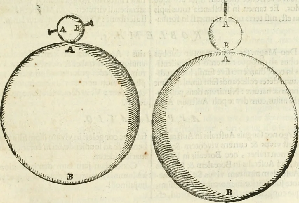 An illustration from Philosophia Moysaica : in qua sapientia & scientia creationis & creaturarum sacra veréque Christiana (vt pote cujus basis sive fundamentum est unicus ille lapis angularis Iesus Christus) ad amussim & enucleaté explicatur, 1638, leaf 252