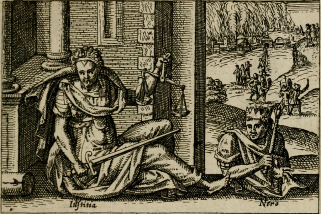 An illustration from PHILOSOPHIA PRACTICA, 1624, leaf 128