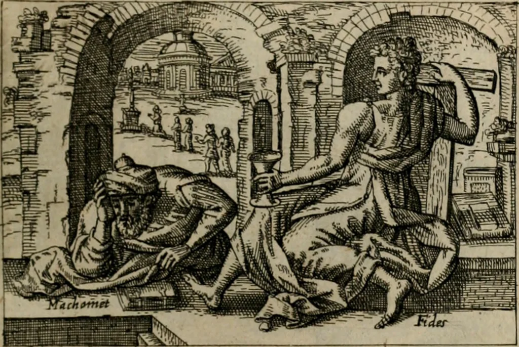 An illustration from PHILOSOPHIA PRACTICA, 1624, leaf 134