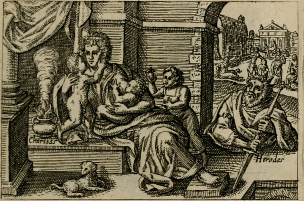 An illustration from PHILOSOPHIA PRACTICA, 1624, leaf 136
